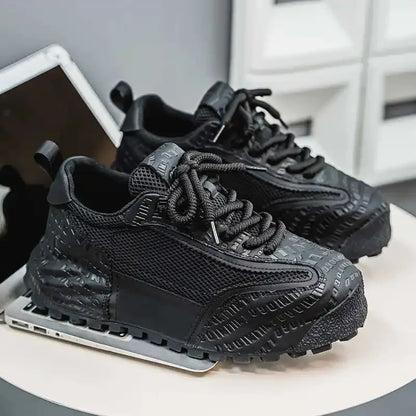 Without Heels Round Foot Retro Shoes Men Dress Casual Dress Men's Shoes Sneakers Sport Bity Latest Tenisse Tenisse Shors