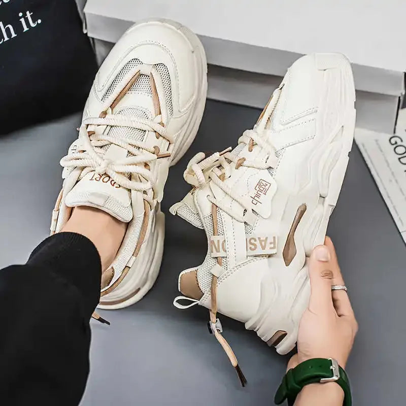 Tennis Sole Height Up Blue Boots Woven Sneakers 41 Tennis Mens Shoes Sports Runner Unusual Top Comfort Style Maker Due To