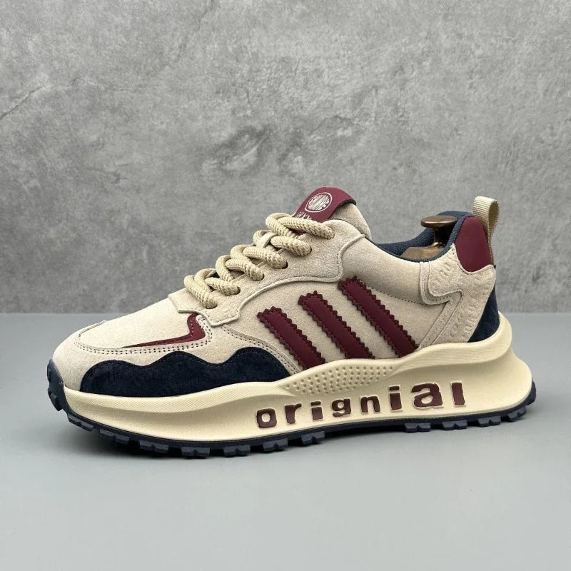 Trendy Brand Men's New Comfortable and Versatile Casual Shoes with Soft Soles Anti Slip and Wear-resistant Shoes