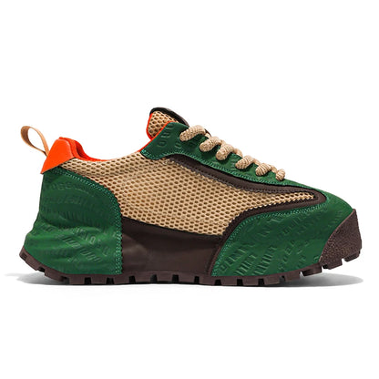 Chunky Sneaker Men Designer Cover Bottom Board Shoes Fashion Casual Mesh Breathable Increased Internal Flat Platform Sport Shoes