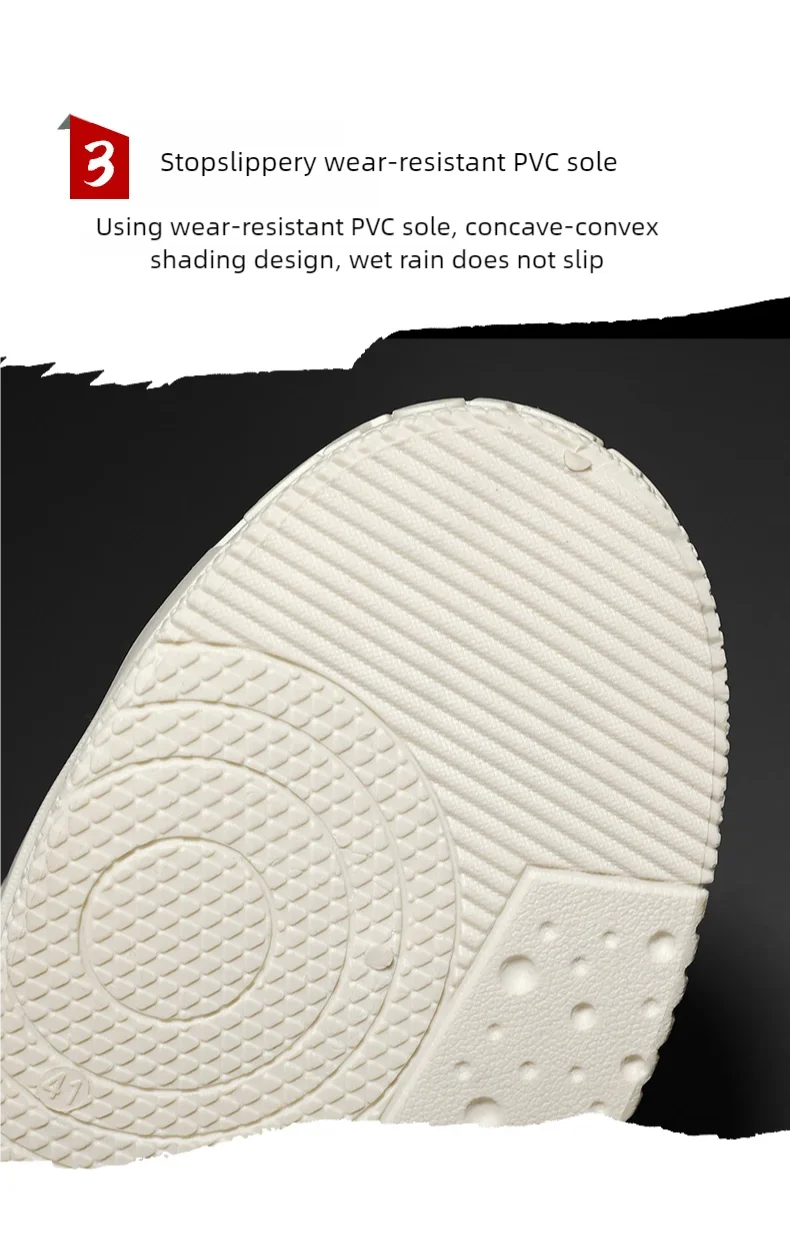 Men's thick soled casual shoes breathable non slip Four Seasons soft soled outdoor walking shoes flat shoes sports board shoes