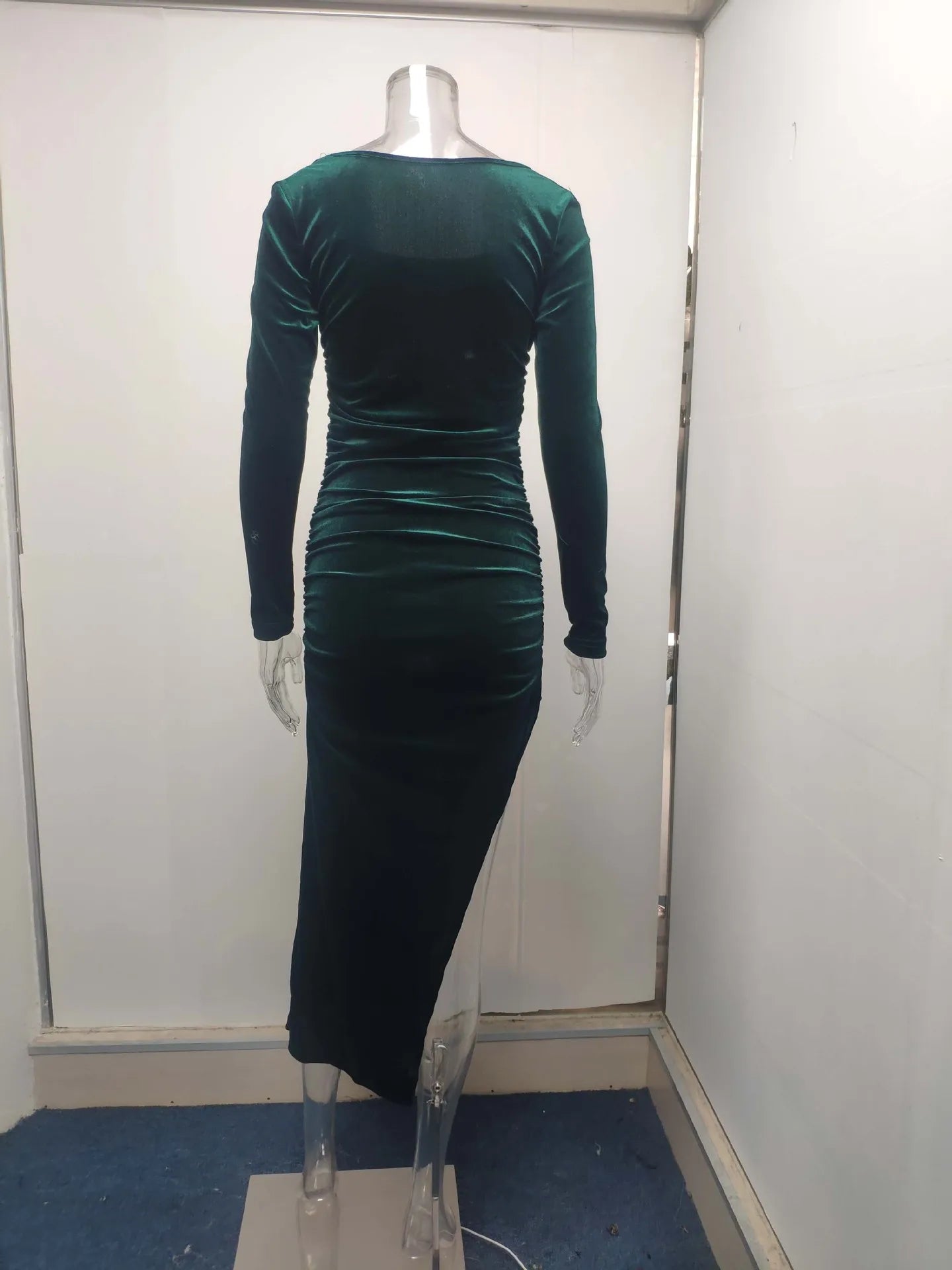 Dress Women Summer 2022 Women Europe New Split Sense Pure Color Led High Waist Dresses Casual Vestidos OLNAL8752