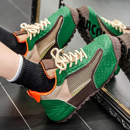 Men's Motorcycle Spring New Trendy Sneakers Comfortable and Breathable Men's Shoes