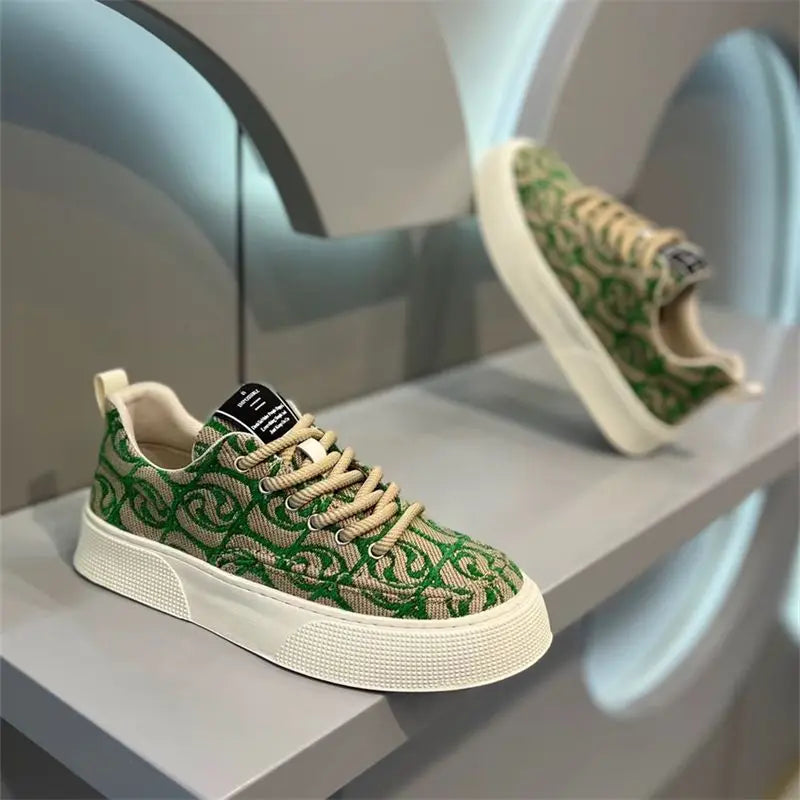 Men's Shoes Spring New Versatile Canvas Shoes Low Cut Casual Board Shoes Design Sense Sports Shoe Sneakers Men Zapatos Casuales