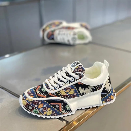 Designer Big Size 39-48 Men Chunky Sneakers Flats Board Shoes 2025 Spring New Microfiber Leather Casual Shoes Increased Internal