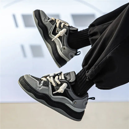 Sneakers For Men Vulcanized Shoes Casual Shoes Lace Up Skateboard Breathable Comfortable Outdoor Running Sport Shoes Male 39-44