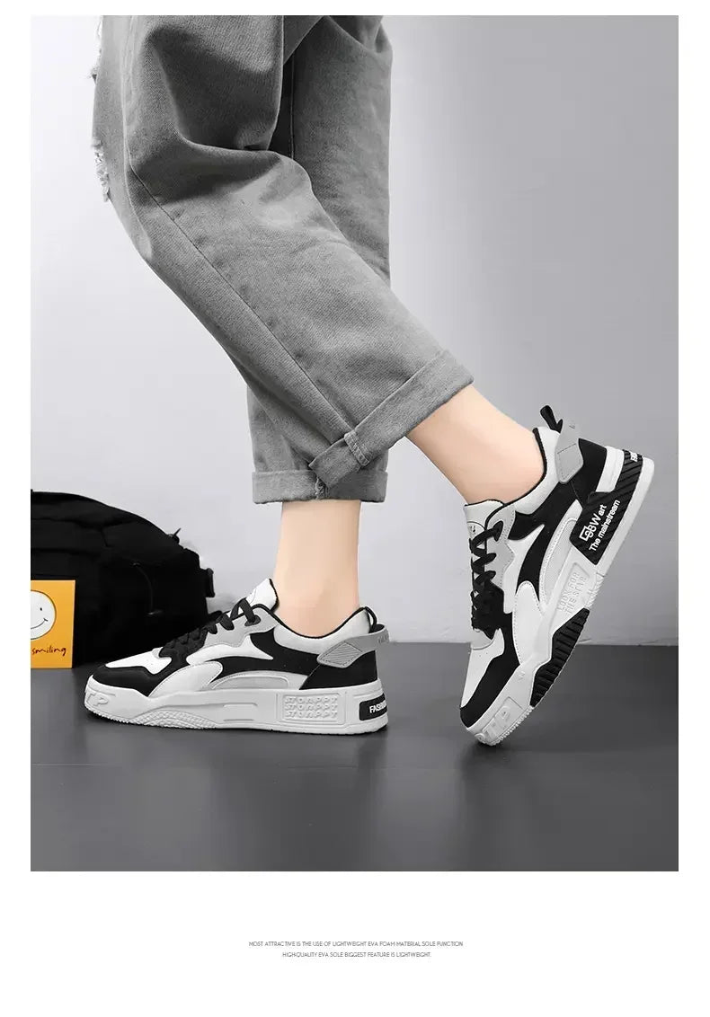 2024 Men Running Shoes New Autumn Brand Design Comfortable Soft Soled Men's Shoes Fashion Mens Sneakers Motorcycle Shoes