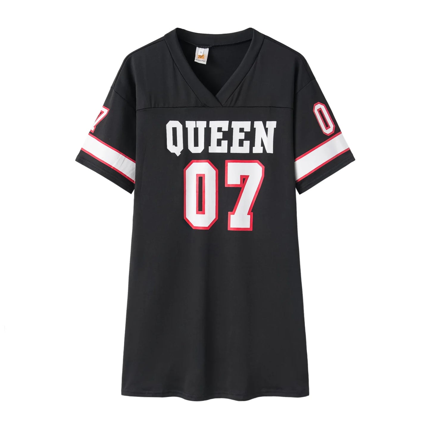 Fashion Women's Short Sleeve QUEEN 07 Printed T-Shirt Women 2025 Spring Summer T-Shirts Femme Clothing