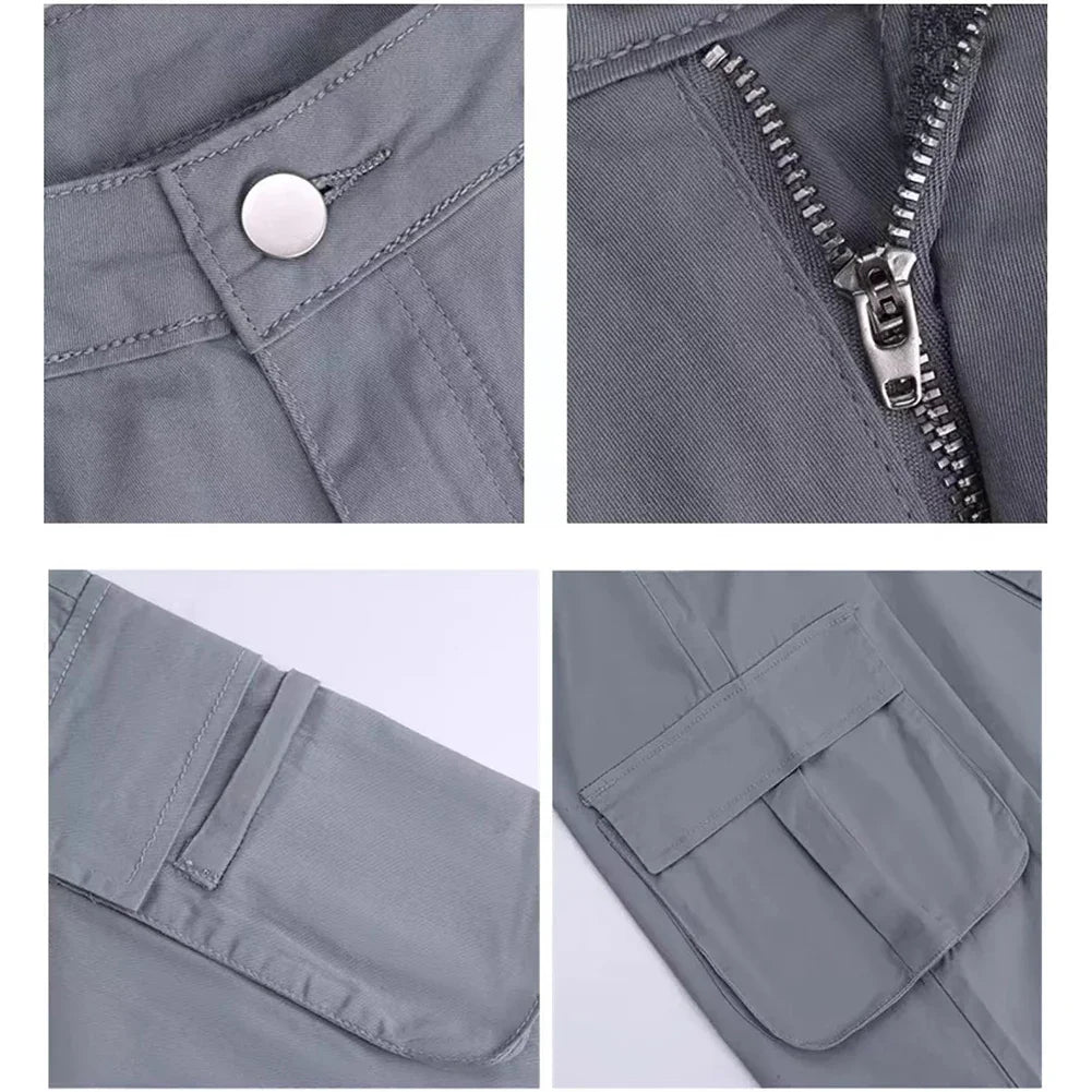 Outdoor Activities L Light Grey Baggy Cargo Pants Fashion Vintage Women Trousers Casual Women's Pants Ideal For Vacation