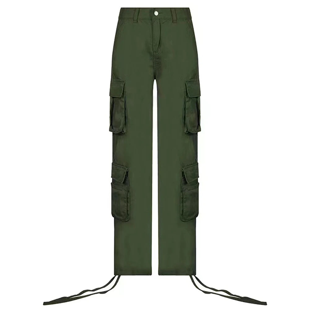 Outdoor Activities L Light Grey Baggy Cargo Pants Fashion Vintage Women Trousers Casual Women's Pants Ideal For Vacation