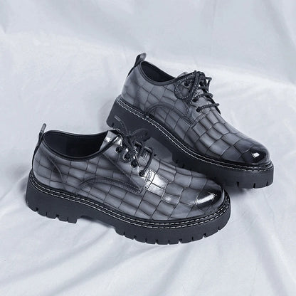 Men's Loafers Luxury Brand Leather Dress Shoes Breathable Slip-On Solid Formal Casual Shoes Handmade Designer Men Shoes Mocassin