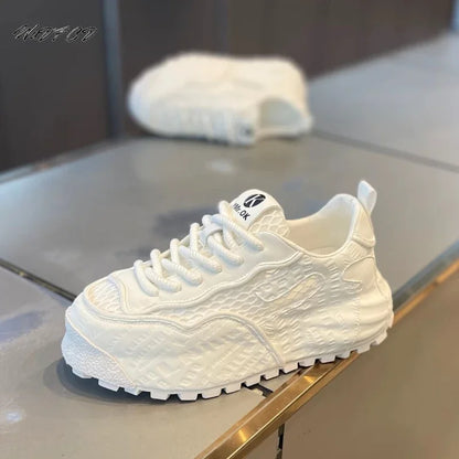Chunky Sneaker Men Designer Cover Bottom Board Shoes Fashion Casual Mesh Breathable Increased Internal Flat Platform Sport Shoes