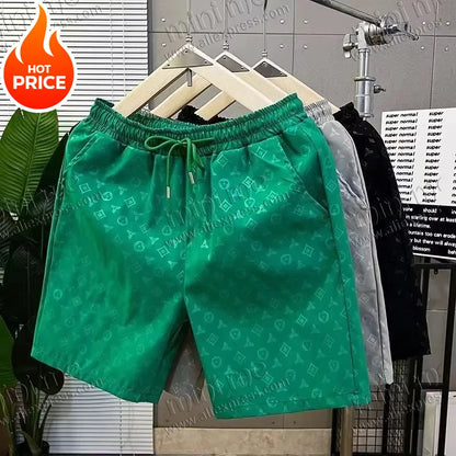 2025 Summer Adult Children's Five-point Shorts Summer New High-end Brand Trendy Brand Casual New Versatile Children's Sports