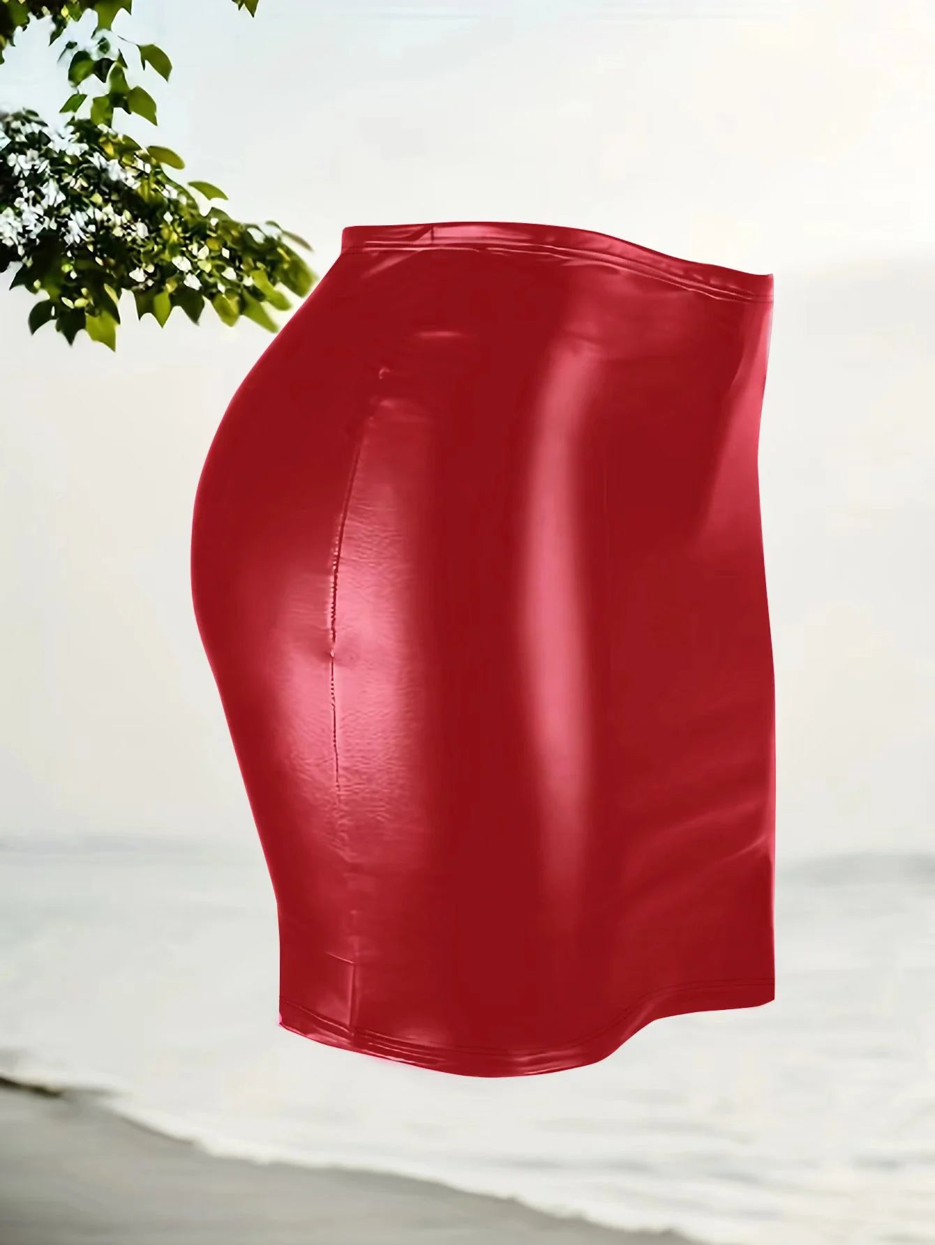 Sexy High Waist Wrapped Hip Skirt Women Leather Black Comfortable Split Short Lady Skirt Party Dress Nightclub
