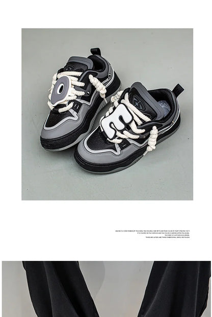 Sneakers For Men Vulcanized Shoes Casual Shoes Lace Up Skateboard Breathable Comfortable Outdoor Running Sport Shoes Male 39-44