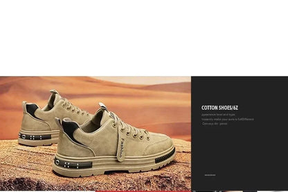 Men's new breathable labor protection shoes, men's trendy and versatile anti slip sports board shoes, workwear shoes