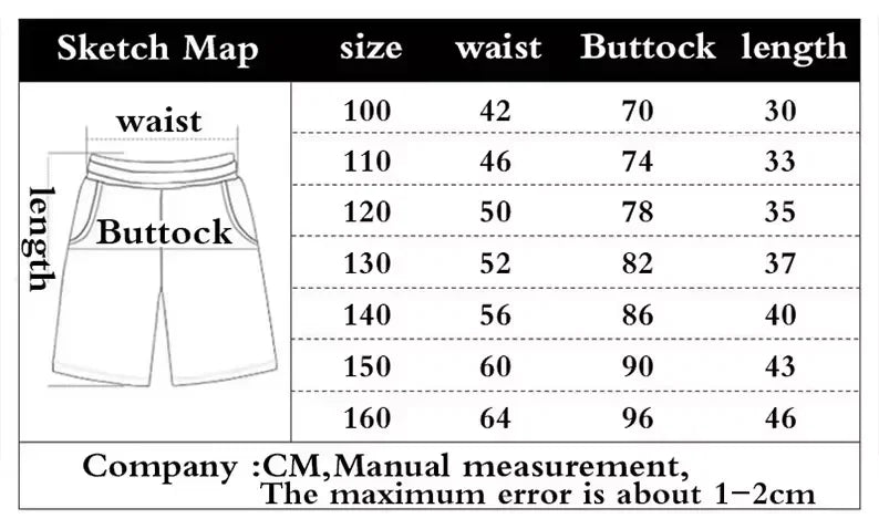 2025 Summer Adult Children's Five-point Shorts Summer New High-end Brand Trendy Brand Casual New Versatile Children's Sports