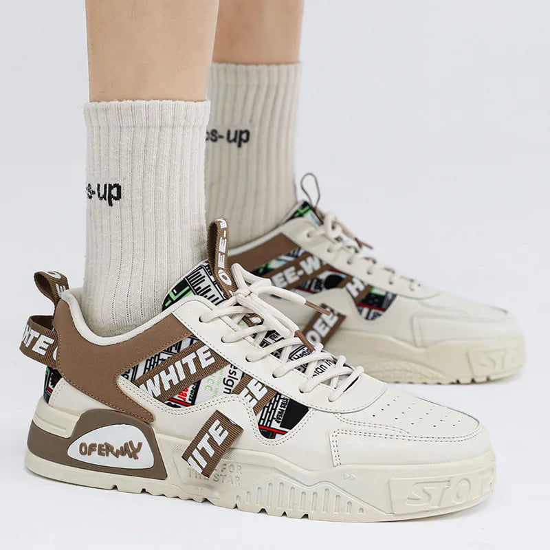 High Quality Men's Casual Shoes  Luxury Male Sneaker Outdoor Fashion Skateboard Shoes Running Platform Designer Vulcanized Shoes