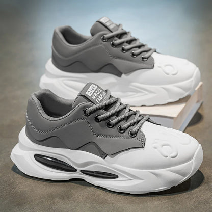 Thick Sole Men Chunky Sneakers Outdoor Wear-resistant Male Trends 2025 New Mens Casual Shoes Fashion Comfort Anti Slip Vulcanize