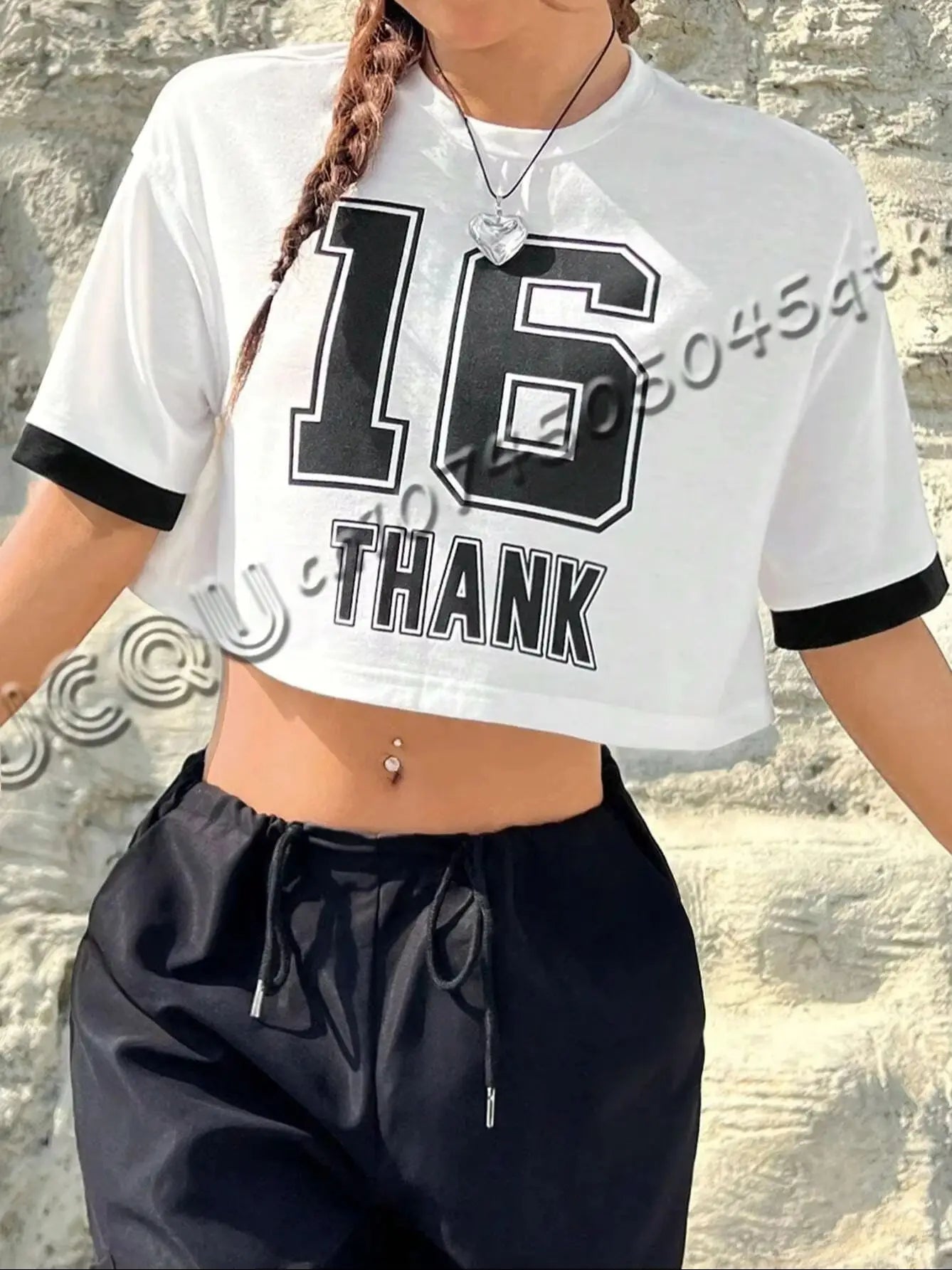 New Number 16 Women's Short Sleeve T-Shirt Casual Crew Neck Summer Women's Sport Short T-shirt Tops Tee Racing T-shirt