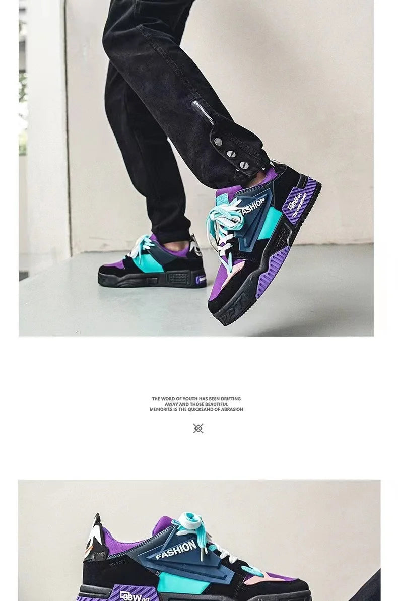 Men's Sneakers Breathable Men Casual Shoes Cool Basket Shoes for Men Non-slip Tenis Shoes Vulcanized Shoes Tenis Para Hombre