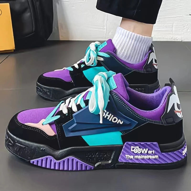Men's Sneakers Breathable Men Casual Shoes Cool Basket Shoes for Men Non-slip Tenis Shoes Vulcanized Shoes Tenis Para Hombre