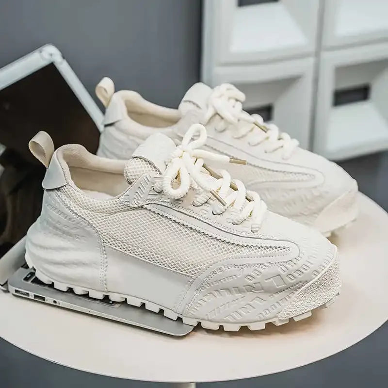 Without Heels Round Foot Retro Shoes Men Dress Casual Dress Men's Shoes Sneakers Sport Bity Latest Tenisse Tenisse Shors