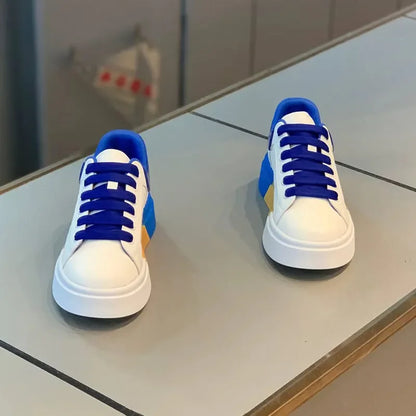 Casual Men Shoes 2024 Spring New Breathable Versatile Thick Bottom Heightening White Shoes Trend Sneakers Sapato Masculino