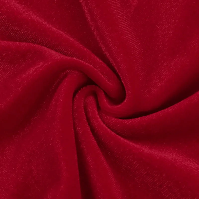 Trendix Velvet Elegant Evening Dress For Women Square Collar Long Sleeve Sexy Maxi Dresses Party Solid Slim Side Slit Dress 2025