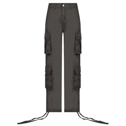 Outdoor Activities L Light Grey Baggy Cargo Pants Fashion Vintage Women Trousers Casual Women's Pants Ideal For Vacation