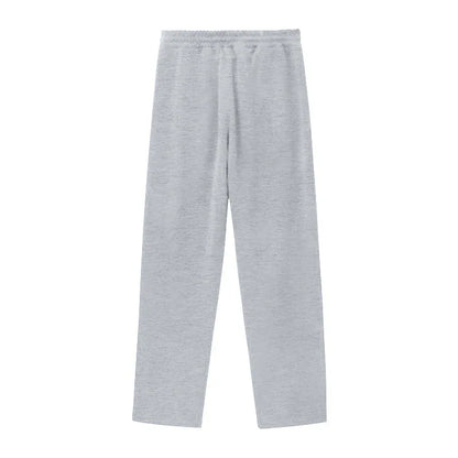 2024 Casual Sports Breasted Pants Men's Autumn New Button Loose Straight Drawstring Oversized Sweatpants Trousers Free shipping