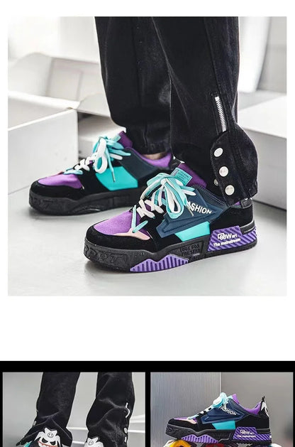 Men's Sneakers Breathable Men Casual Shoes Cool Basket Shoes for Men Non-slip Tenis Shoes Vulcanized Shoes Tenis Para Hombre