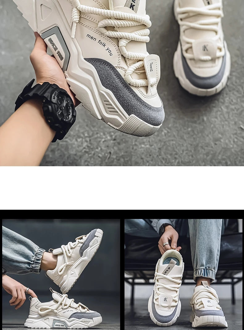 Men's Casual Shoes for Man Sneakers Durable Outsole Trainer Zapatillas Deportivas Hombre Sport Shoes High Quality Male Sneakers