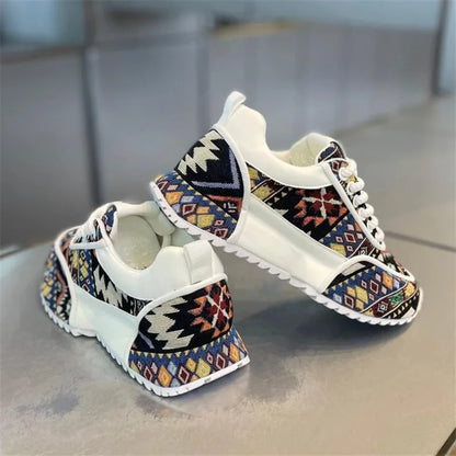 Designer Big Size 39-48 Men Chunky Sneakers Flats Board Shoes 2025 Spring New Microfiber Leather Casual Shoes Increased Internal