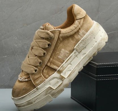 Spring and Autumn New Fashionable Anti slip and Wear resistant Men's Vulcanized Shoes Canvas Casual Sports Men's Board Shoes