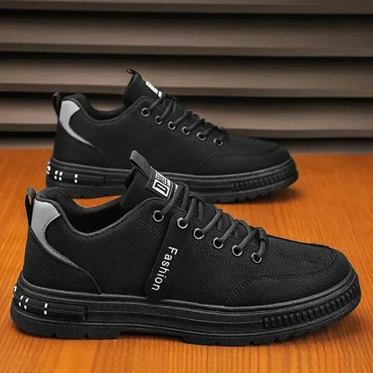 Men's new breathable labor protection shoes, men's trendy and versatile anti slip sports board shoes, workwear shoes