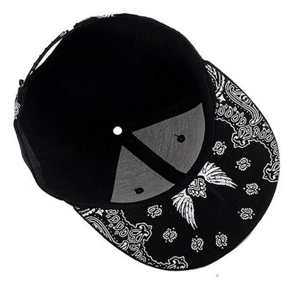 Casual Fashion Creative Black Adjustable Hip Hop Cross Men's Baseball Cap