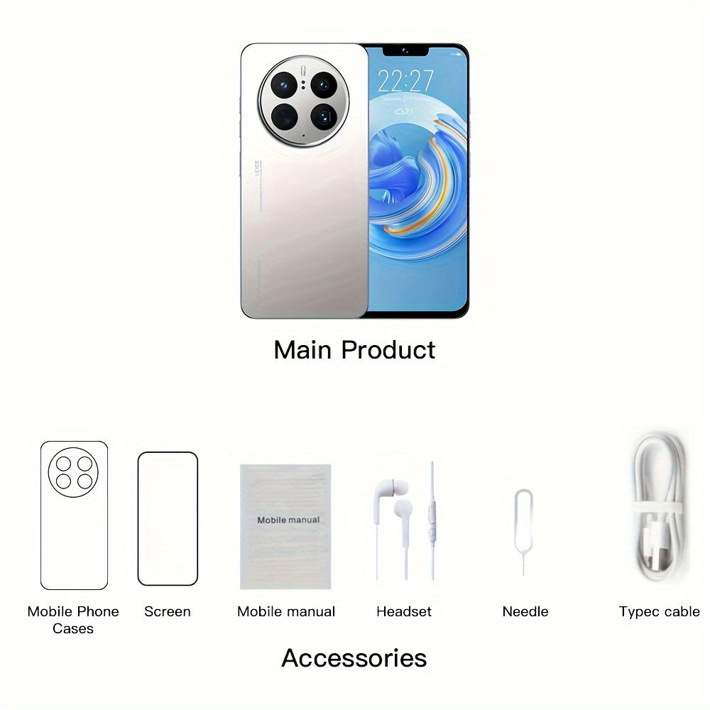Smartphone Compatible With Android, Memory 2GB+16GB, 6.53 Inches, 4G FDD/TDD, MTK6737 Quad-Core CPU, All-In-One, Front Camera 5 Million Pixels + Rear Camera 13 Million Pixels, GCash.