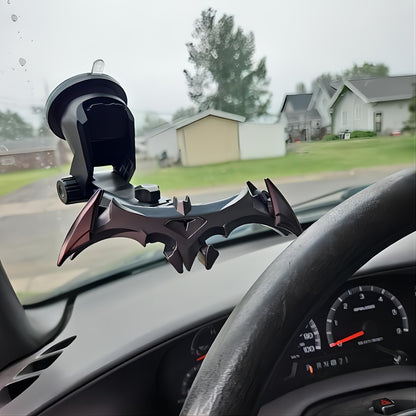Cool Batman Phone Holder Mount for Car, Gifts for Men, Bat Decorations Collectibles for Room, Gravity Automatic Locking Hands Free Bat Phone Holder, Batman Accessories Smartphone Stand Cellphone