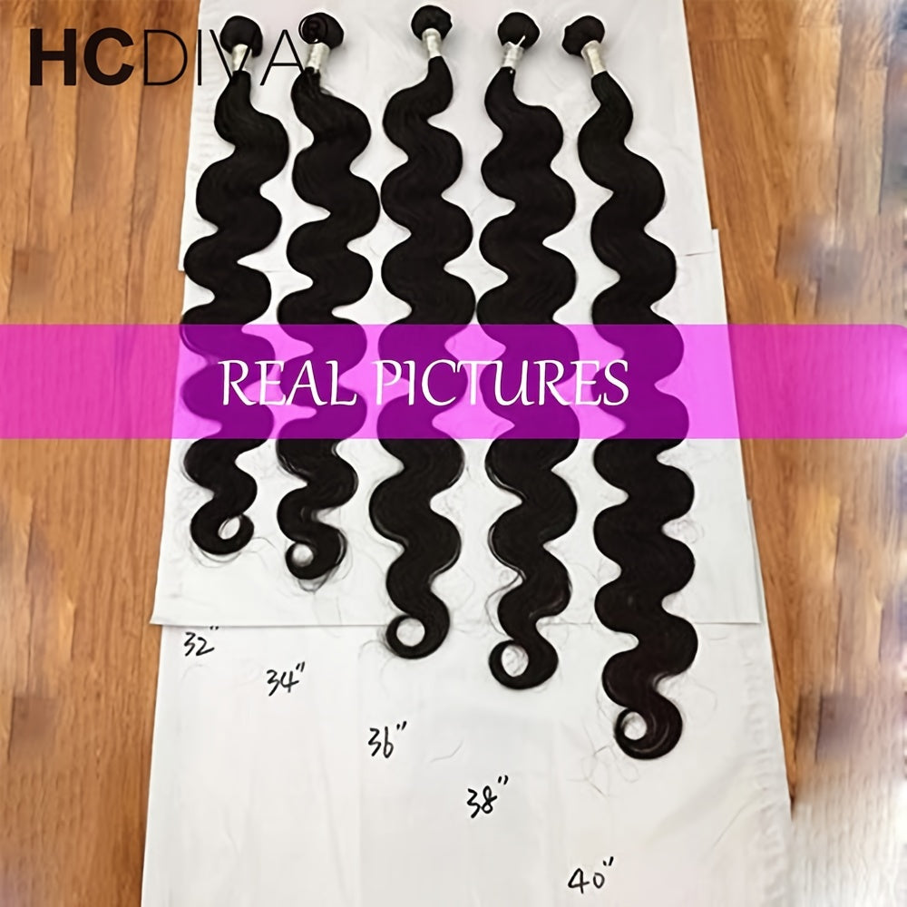 10A Brazilian Body Wave Hair Extensions - 3-Pack Human Remy Hair Bundles, Naturally Lustrous & Tangle-Free, Premium Quality for Women, 10-32 Inch Lengths