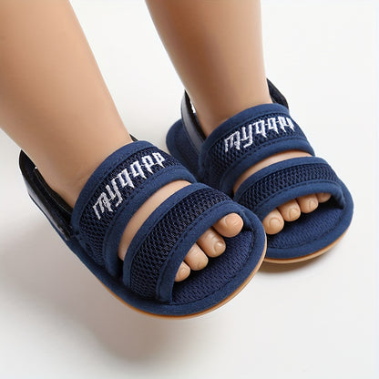 Baby Girls Boys Mesh Breathable Sandals New Soft Crib Shoes First Walker Shoes Beach Shoes For Newborn Infant, Spring And Summer