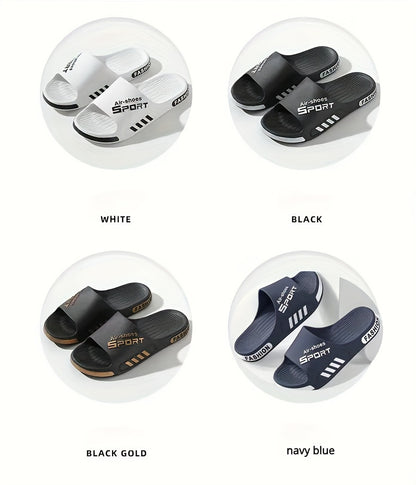 [Non-Slip PVC Slippers] Non-Slip, Wear-Resistant PVC Slippers - Men's Casual Summer Slip-On Sandals for Outdoor & Indoor Use | Outdoor Footwear | Casual Slipon Shoes | PVC Upper Sandalssuitable for Men & Women