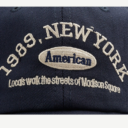 1989 Embroidery Baseball Cap - Soft and Comfortable Top, Exquisite Embroidery Design - Ideal for Women and Men, Perfect for Sports and Casual Wear, Unisex Design for Universal Fit