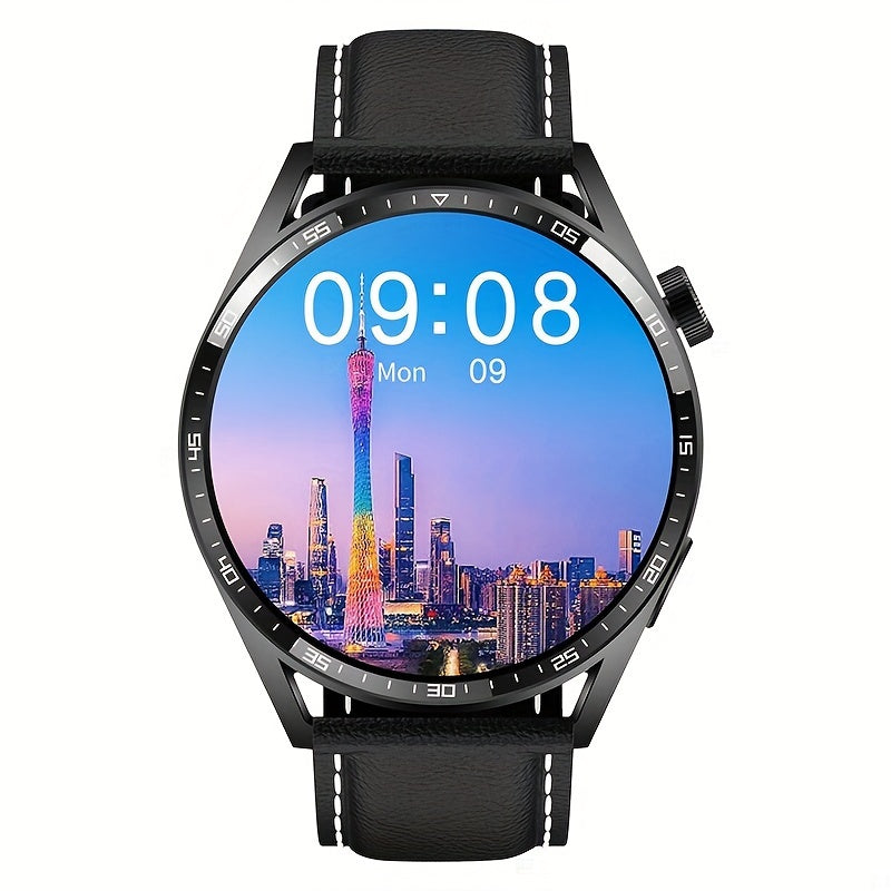 Aigo Smart Watch UM98 - 1.45" Full Touch Screen, Compatible With Android And IOS Devices, Waterproof Fitness Tracker Wearable With Sleep Monitor/Calorie Tracker/Pedometer/Distance Tracker/Magnetic Charging Watch Smartphone