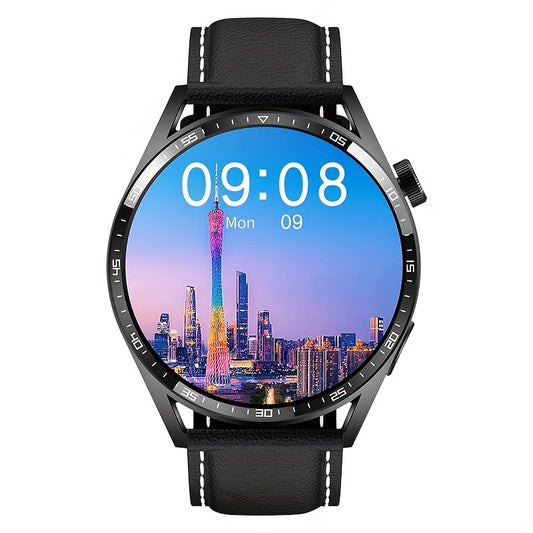 Aigo Smart Watch UM98 - 1.45" Full Touch Screen, Compatible With Android And IOS Devices, Waterproof Fitness Tracker Wearable With Sleep Monitor/Calorie Tracker/Pedometer/Distance Tracker/Magnetic Charging Watch Smartphone