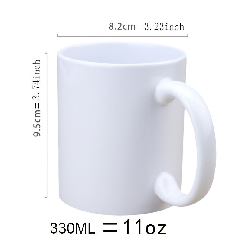 1pc 11oz Insulated Ceramic Mug - Spill-Proof, BPA-Free, Reusable, and Durable - Perfect for Hot or Cold Drinks, Valentines Day, Wedding Anniversary, Birthday, and Fathers Day Gift