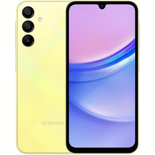 Samsung Galaxy A15 4G LTE A155M 6+128GB Android Smartphone, Unlocked For All Carriers, Yellow