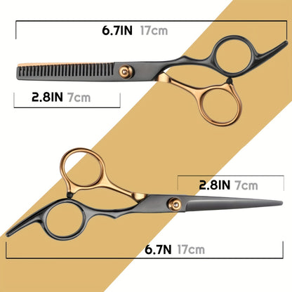 1pc Professional Barber Scissors, Hair Cutting Scissors, Hair Thinning Shears, Salon Hairdressing Scissors