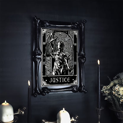 6pcs/set Black White Tarot Posters Wall Art, Living Room Bedroom Modern Wall Painting No Frame