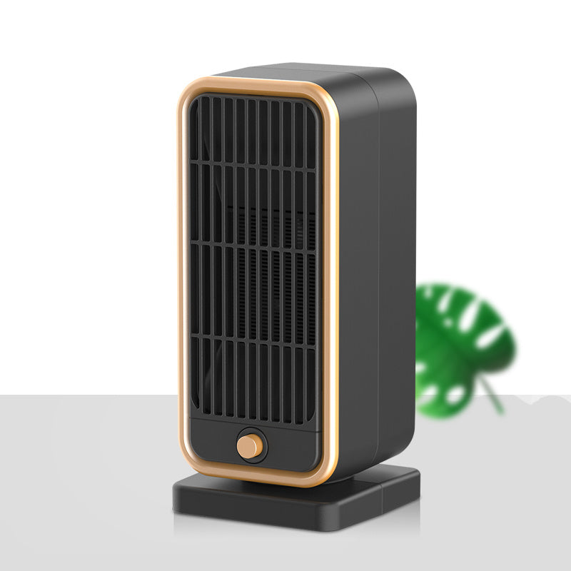 500W Portable Ceramic Electric Space Heater, Quiet, Square Shape, Tip-over Protection - 110-130V US Plug, No Energy Efficiency Rating, for Bedroom, Living Room, Office